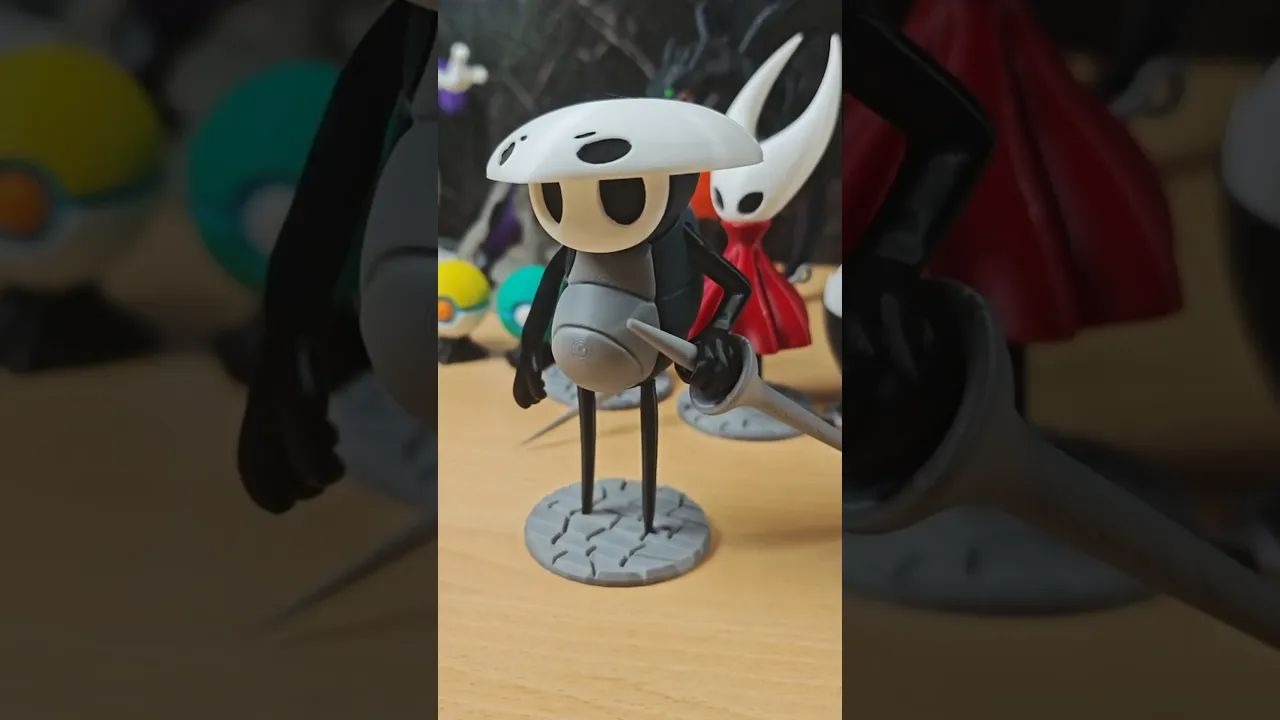 我用 3D 打印制作了《空洞骑士》中的奎若 ⚔✨ 我用 3D 打印制作了《空洞骑士》中的奎若 ⚔✨