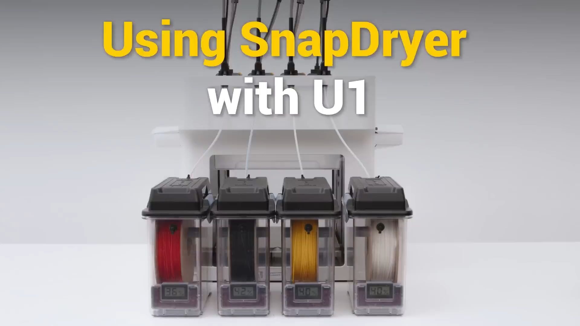 U1 视频指南:如何将 SnapDryer 与 Snapmaker U1 配合使用 U1 视频指南:如何将 SnapDryer 与 Snapmaker U1 配合使用