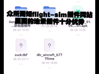 flight-sim中的Afg安卓地景插件网盘分享，完全免费