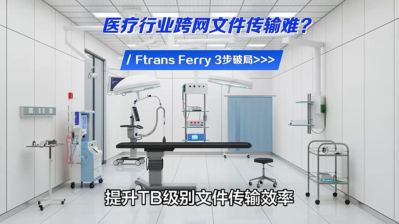 医疗行业跨网文件传输难？Ftrans内外网摆渡系统3步破局