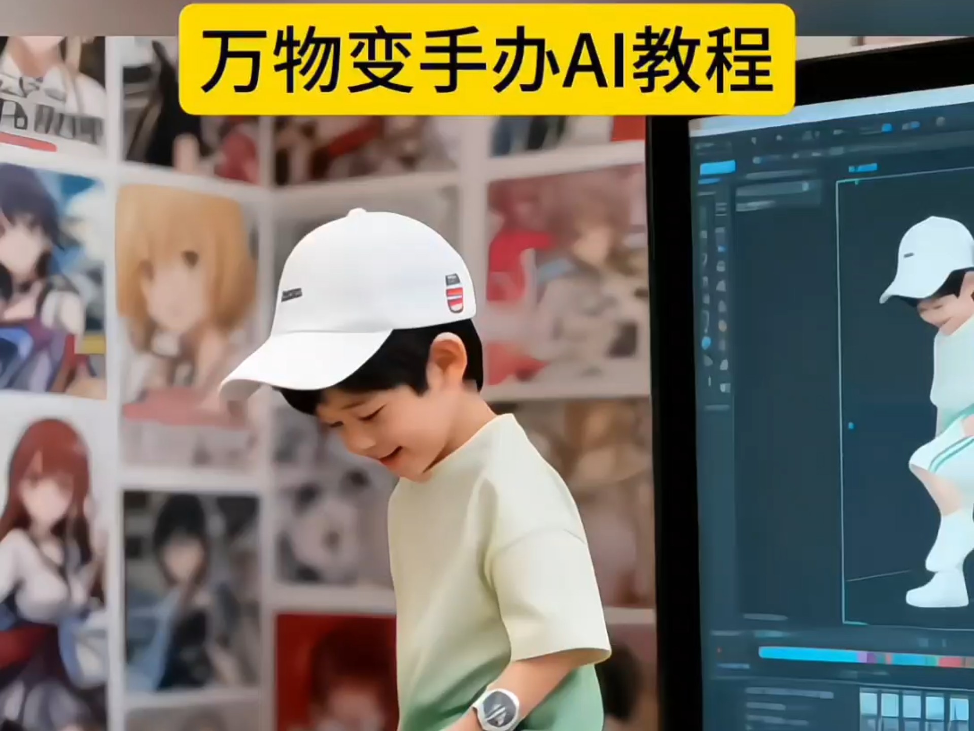 万物变手办教程来了 定制手办AI制作教程 3D真人手办 萌宠手 万物变手办教程来了 定制手办AI制作教程 3D真人手办 萌宠手