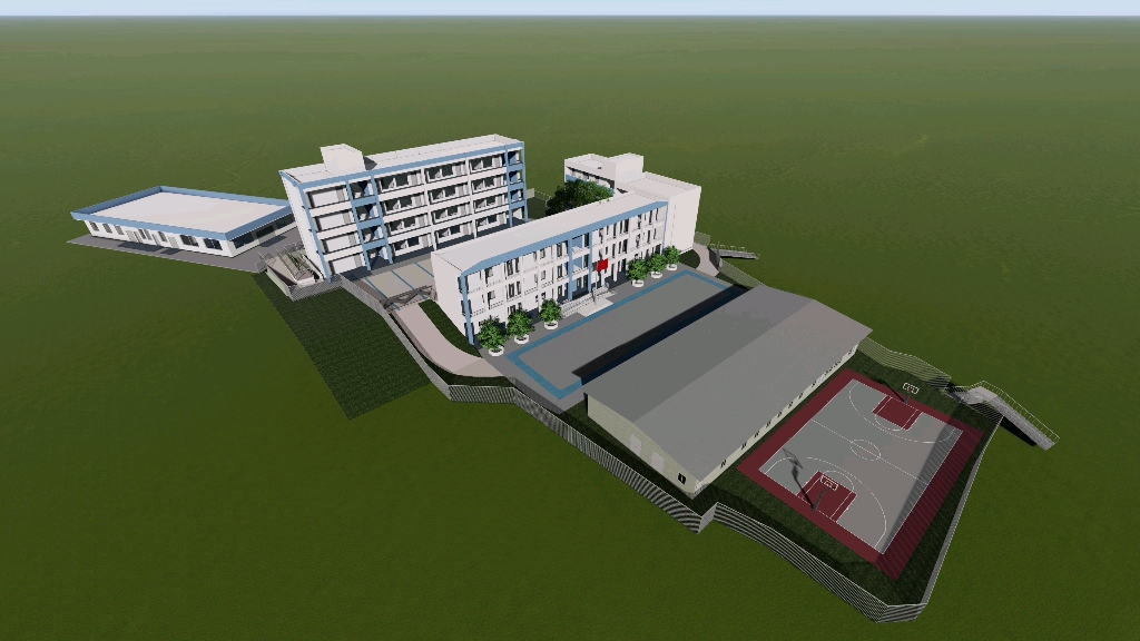 学校bim模型教学楼实验楼宿舍食堂 学校bim模型教学楼实验楼宿舍食堂