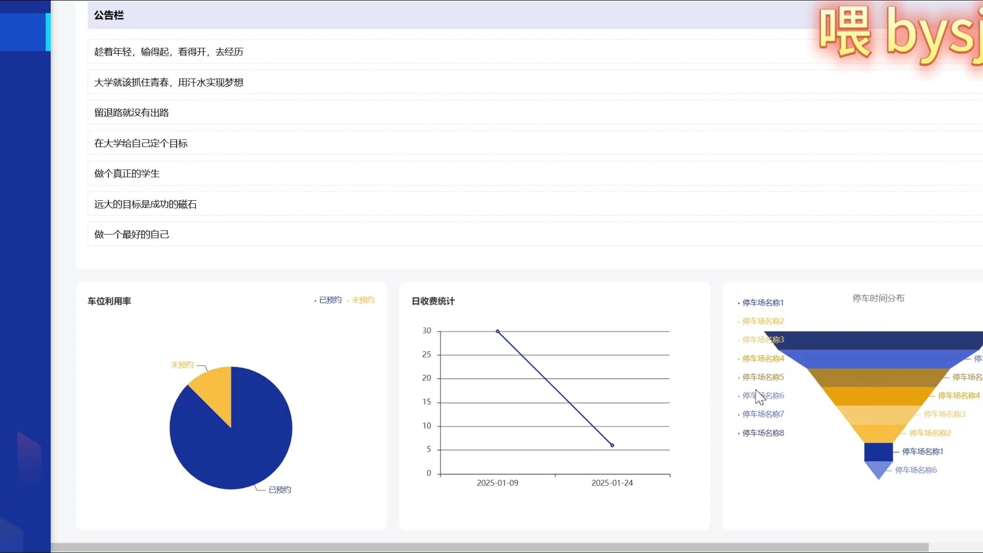 基于Django的智能停车管理系统