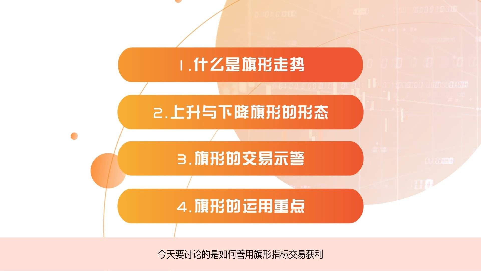 如何善用旗形走势技术指标交易获利