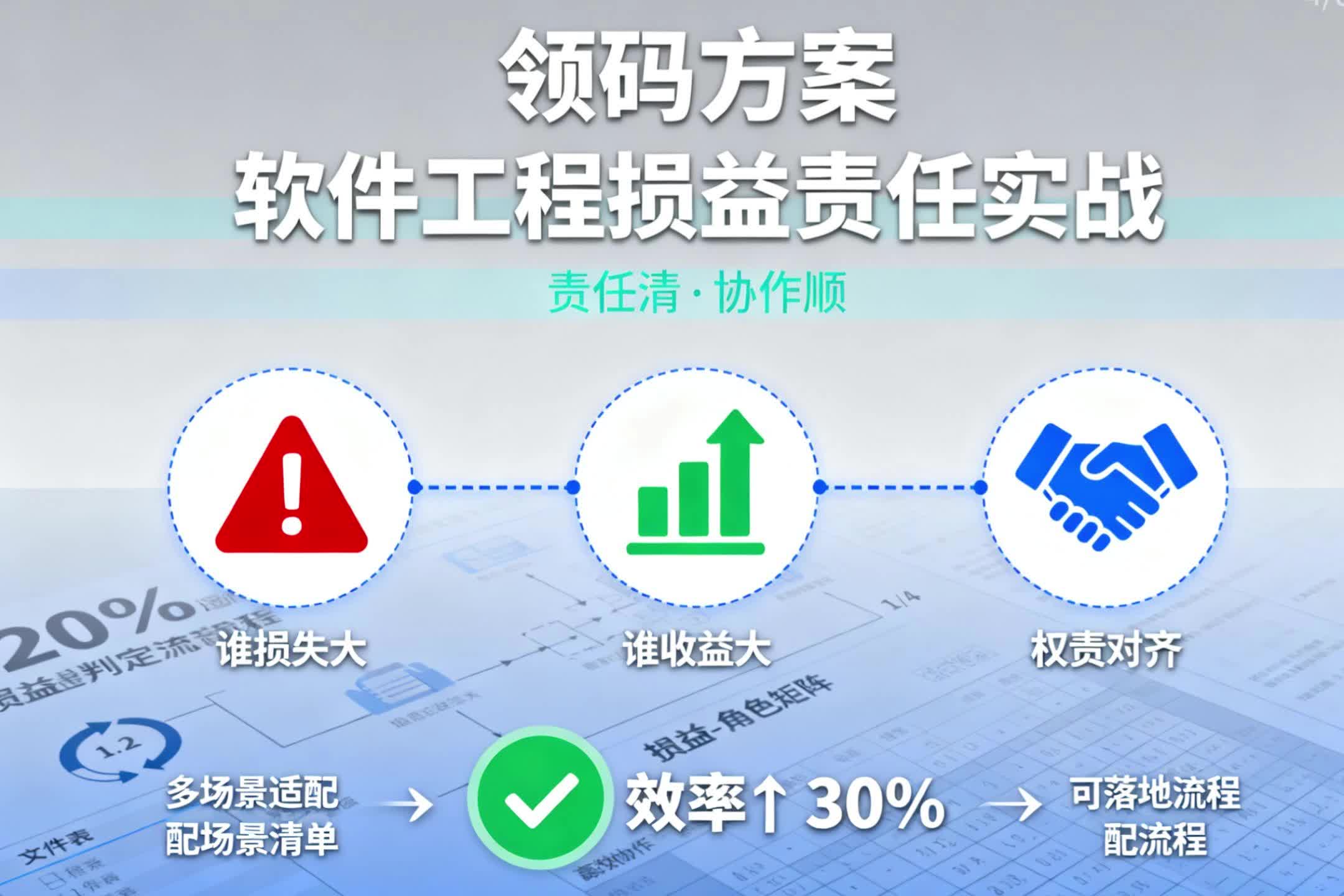 领码方案:软件工程损益责任实战 领码方案:软件工程损益责任实战