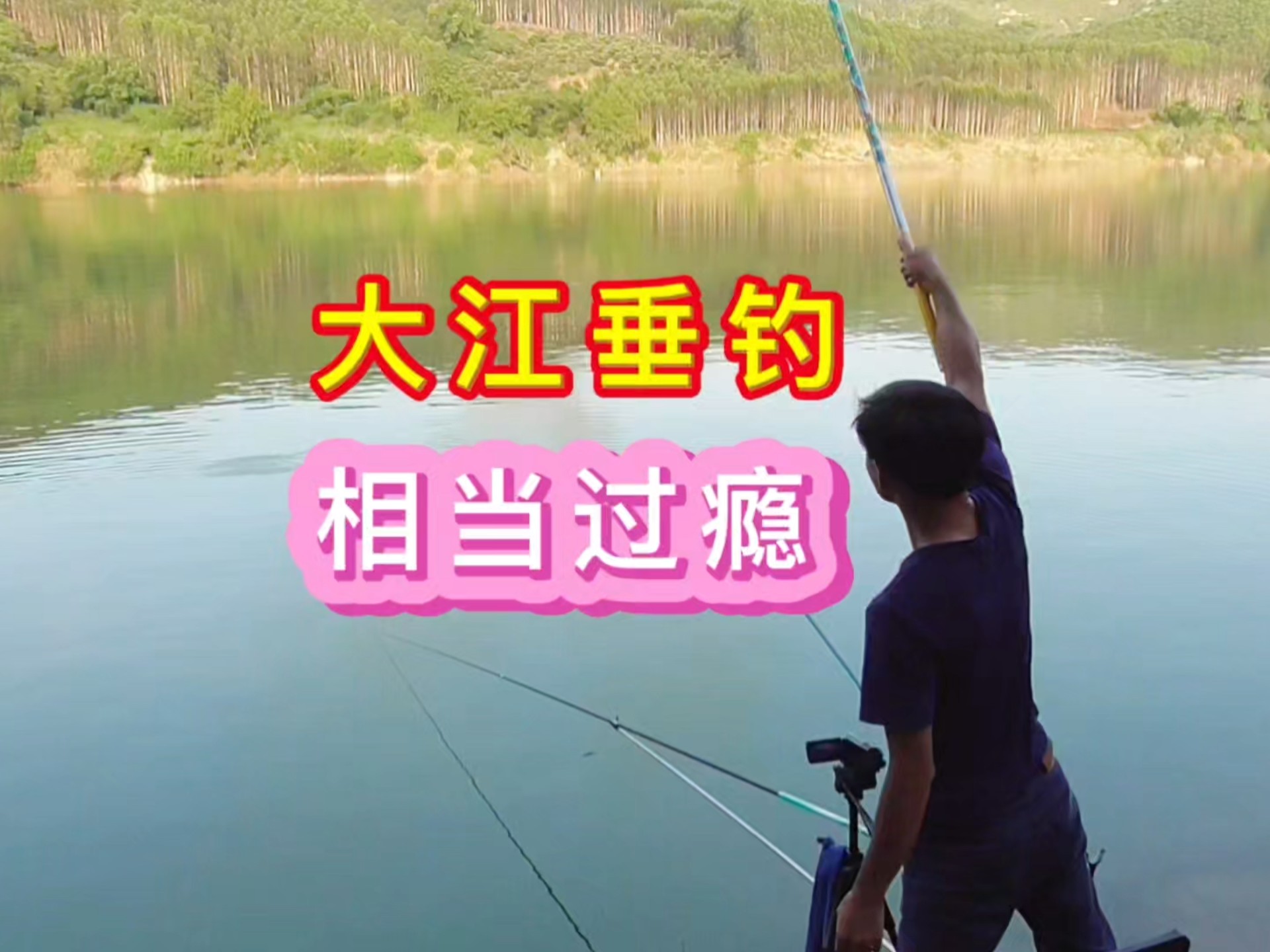 大江垂钓，收获鱼种非常丰富，钓得相当过瘾