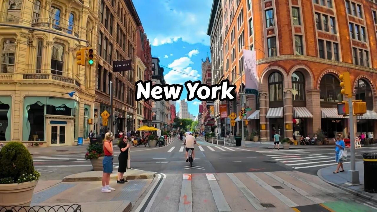 【4K北美】以骑行角度打开纽约曼哈顿,看看老美的非机动车道修 【4K北美】以骑行角度打开纽约曼哈顿,看看老美的非机动车道修