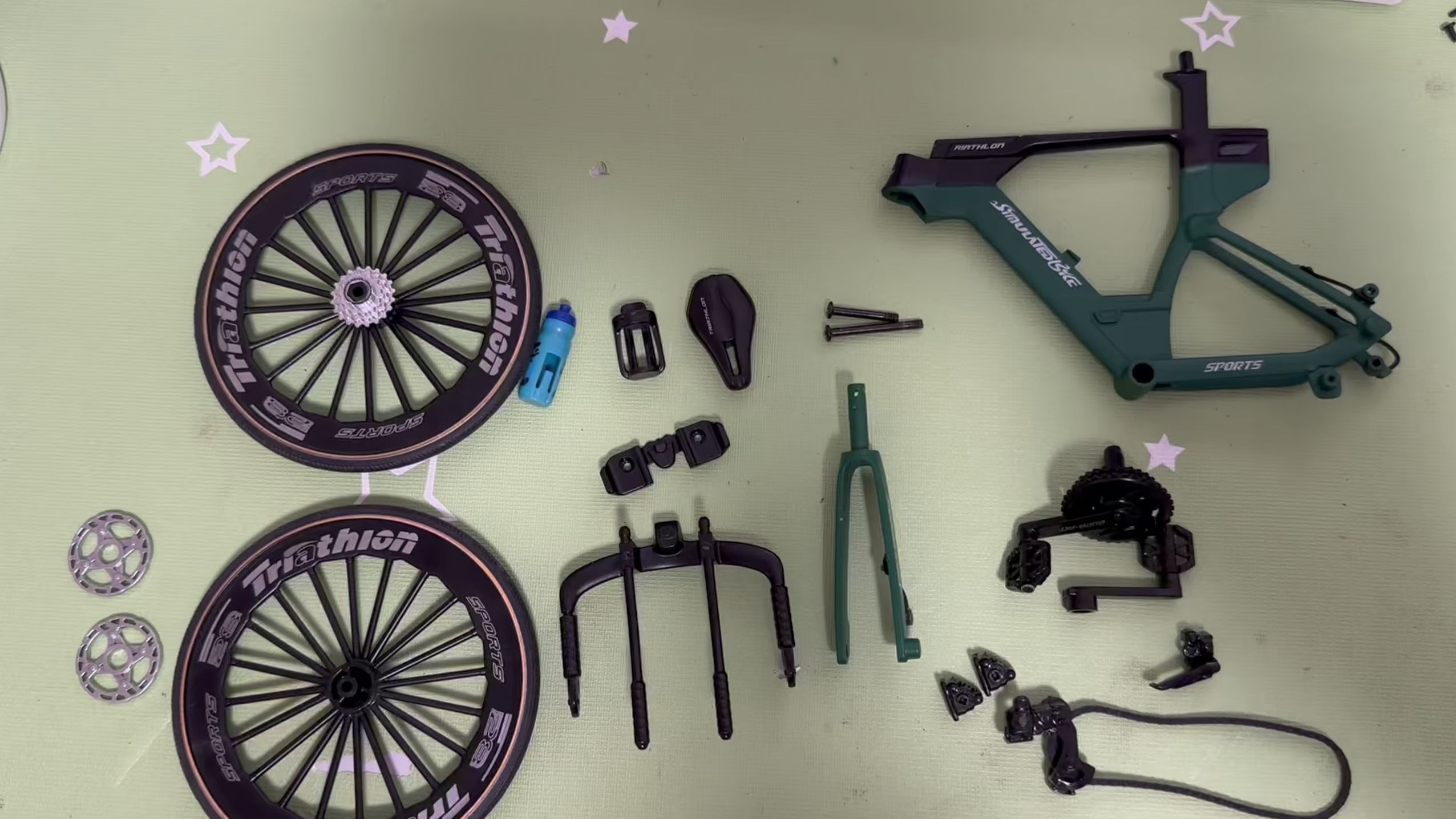 【Dream Bike Vlog】装一辆铁三车           但是玩具