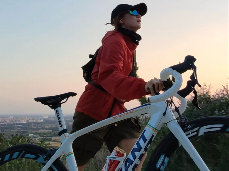 独处 一个人骑车看一场属于自己的夕阳